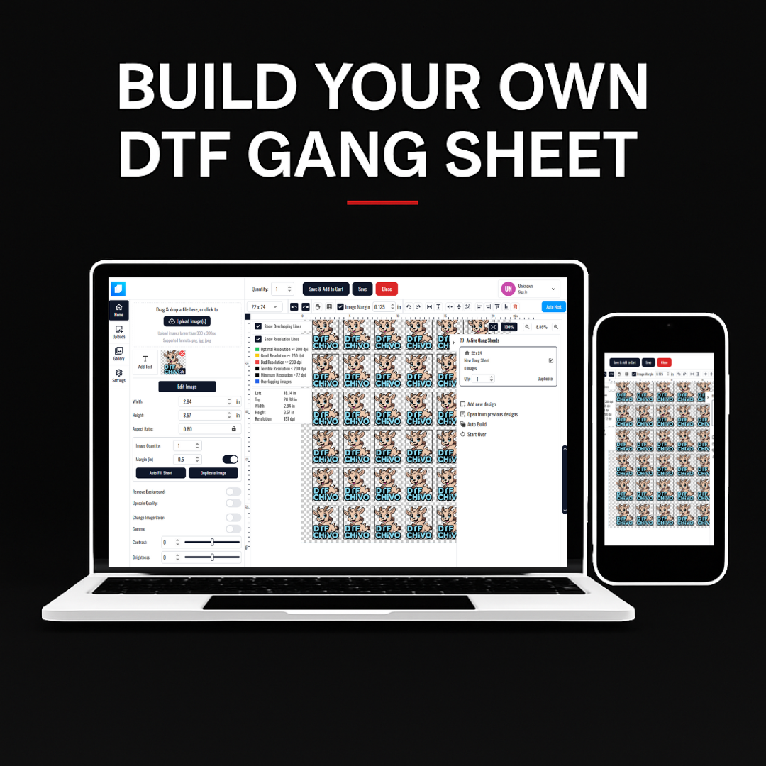 Build Your Own DTF Gang Sheet